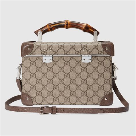 Gucci Globe Trotter Beauty Case GG Beige/Ebony.